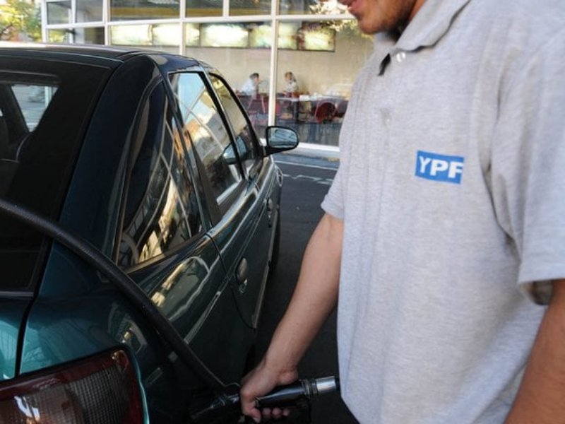 YPF AUMENTÓ EL PRECIO DE SUS COMBUSTIBLES